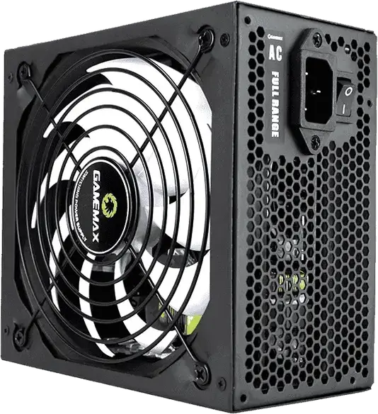 Sursa Alimentatie Gamemax GP-550, 550W, 80 Plus Bronze, ATX, Non-Modulare, PFC Active, Ventilator Silent 140mm, Protectii OVP UVP OTP OCP OLP OPP SCP