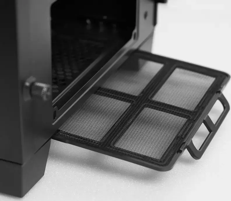 Carcasa PC Chieftec APEX GA-01B-TG-OP Midi-Tower, Negru, Sticla Temperata, Suport E-ATX, 4 Ventilatoare A-RGB, USB 3.2 Gen2 Type-C, Otel SPCC, 465x230x495mm