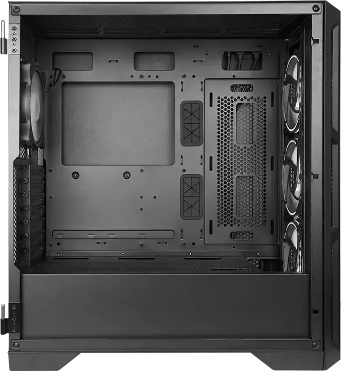 Carcasa PC Chieftec APEX GA-01B-TG-OP Midi-Tower, Negru, Sticla Temperata, Suport E-ATX, 4 Ventilatoare A-RGB, USB 3.2 Gen2 Type-C, Otel SPCC, 465x230x495mm
