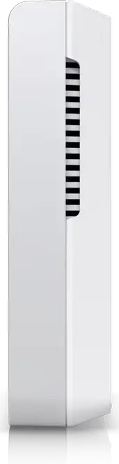 Ubiquiti U7-Pro-Wall Точка доступа WiFi 7, 6 пространственных потоков, 2.5 GbE PoE+, Трехдиапазонный 6ГГц/5ГГц/2.4ГГц, 300+ клиентов, Настенный монтаж, Белый