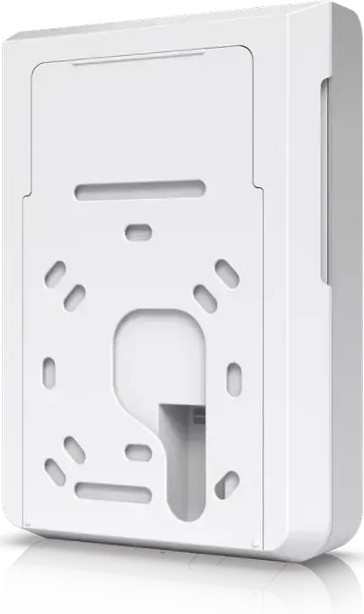 Ubiquiti U7-Pro-Wall Точка доступа WiFi 7, 6 пространственных потоков, 2.5 GbE PoE+, Трехдиапазонный 6ГГц/5ГГц/2.4ГГц, 300+ клиентов, Настенный монтаж, Белый