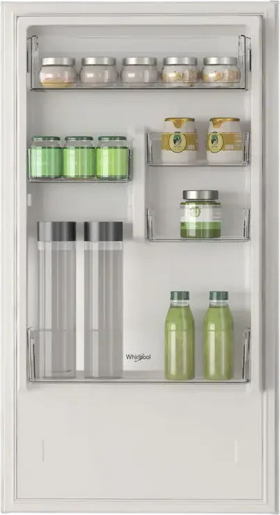 Whirlpool WHC18 T322 Built-in Bottom Freezer Refrigerator, 250L, No Frost, 6th Sense Technology, LED Display, White, 177cm Height