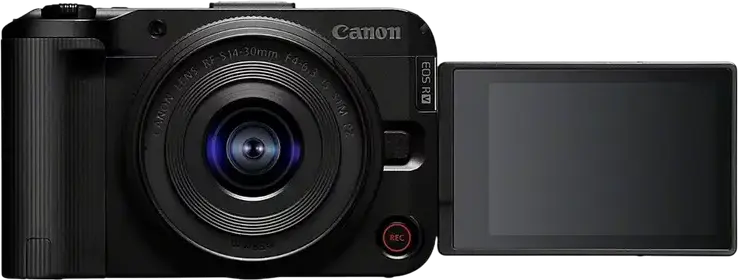 Canon EOS R50 Mirrorless Camera with RF-S 14-30mm f/4-6.3 IS STM PZ Lens, 24.2 MP APS-C Sensor, DIGIC X Processor, 4K Video, Dual Pixel CMOS AF II, Black