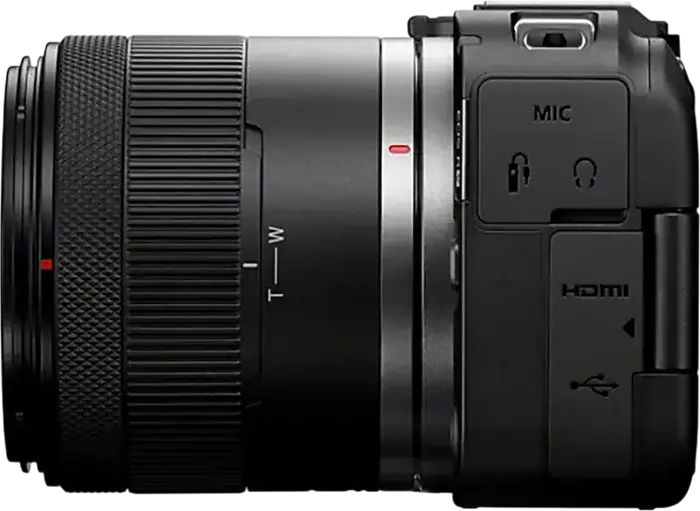 Canon EOS R50 Mirrorless Camera with RF-S 14-30mm f/4-6.3 IS STM PZ Lens, 24.2 MP APS-C Sensor, DIGIC X Processor, 4K Video, Dual Pixel CMOS AF II, Black