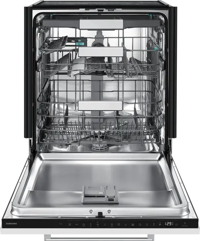 Samsung DW80H77NAB0U1 Bespoke AI Series 80 Fully Integrated Dishwasher, 14 Place Settings, Energy Class A, AI Wash, Auto Open Door, SmartThings