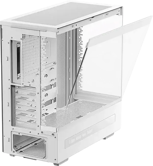 Carcasa PC Deepcool CH690 Digital WH Midi-Tower Fishtank Alb, Sticlă Temperată, Display Monitorizare Digitală, Suport ATX, 481x240x516mm, R-CH690-WHNNA0D-G-1