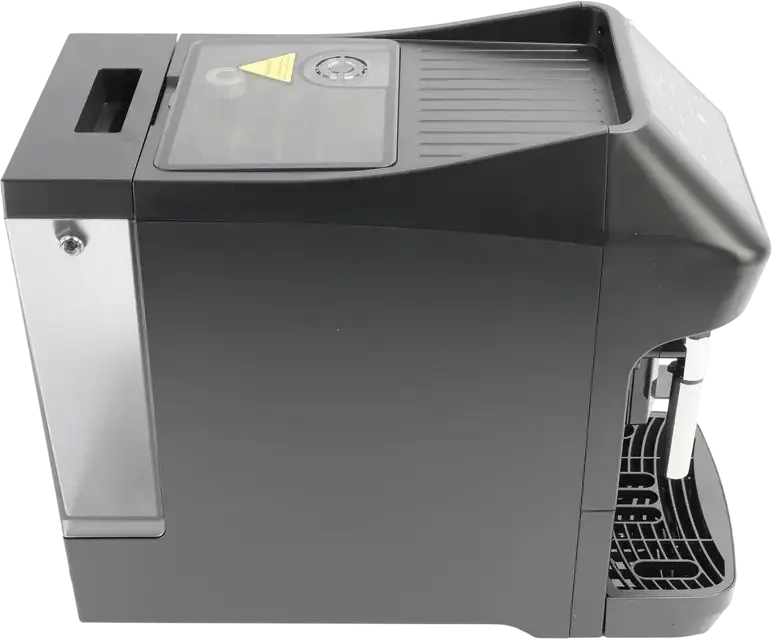 Polaris PACM 2048SW Automatic Espresso Machine, 1450W, 20 Bar Pump, Stainless Steel Millstone Grinder, 1.8L Tank, 5 Programs, Black Stainless Steel