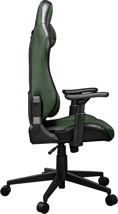Игровое кресло Cougar Explore, цвет Army Green F, дышащая кожа ПВХ и PU, 3D регулируемые подлокотники, наклон 155 градусов, стальной каркас, поясничная поддержка, до 120 кг
