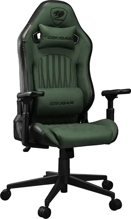 Scaun Gaming Cougar Explore, PVC Piele, Army Green F