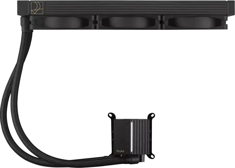 Răcire Lichidă CPU ASUS ProArt LC 360, Radiator Aluminiu 360mm, 3 Ventilatoare Alphacool Apex Stealth Metal Power, Indicator Sistem în Timp Real, LGA 1851/1700/1200/115x, AM5/AM4