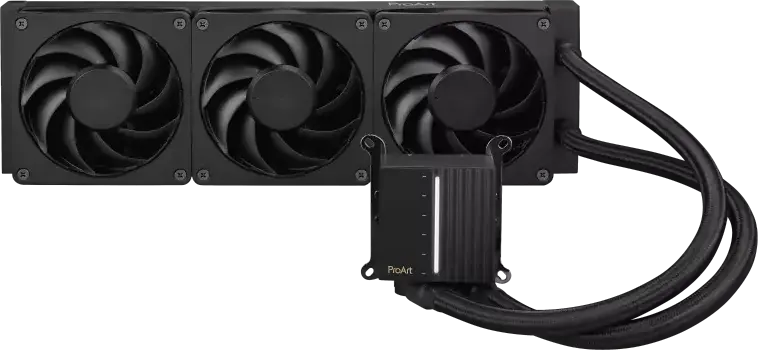 Răcire Lichidă CPU ASUS ProArt LC 360, Radiator Aluminiu 360mm, 3 Ventilatoare Alphacool Apex Stealth Metal Power, Indicator Sistem în Timp Real, LGA 1851/1700/1200/115x, AM5/AM4