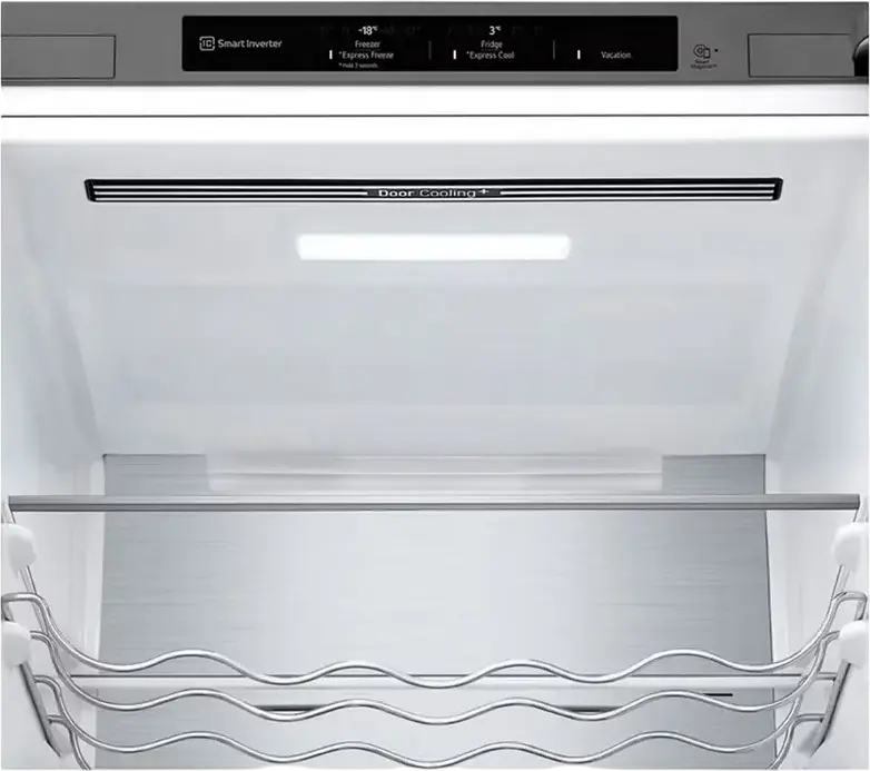 LG GBV7280BMB Freestanding Combi Refrigerator, Total No Frost, Smart Inverter Compressor, 387L Capacity, Energy Class B, Silver, 59.5x67.5x203 cm