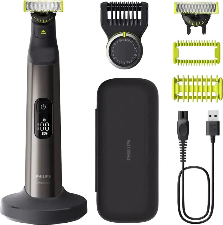 Trimmer pentru bărbați Philips QP6652/61, Crom