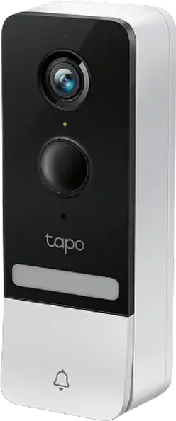 Kit Cameră Sonerie Video TP-Link Tapo D230S1, Rezoluție 2K 5MP, Senzor Starlight, Rezistent la Apă și Praf IP64, Audio Bidirecțional, Baterie Reîncărcabilă