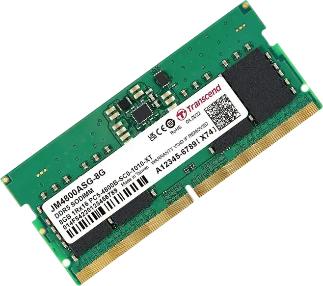 Memorie RAM Transcend JM4800ASG-8G, DDR5 SDRAM, 4800 MHz, 8GB, JM4800ASG-8G