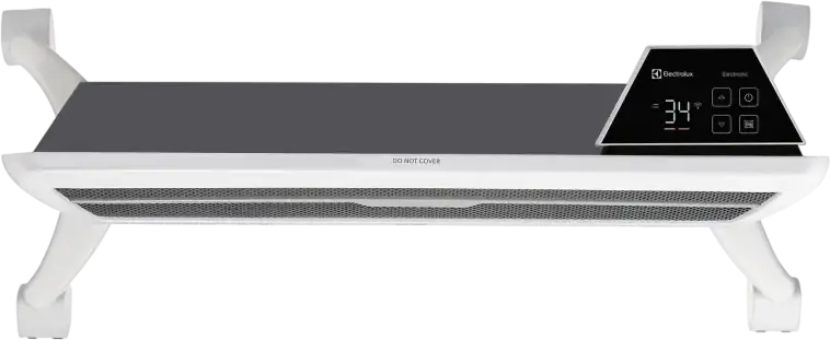 Electrolux ECH/AG2-1500 Electric Convector Heater, 1500W, Wi-Fi, Inverter Digital Control, Monolith Heating Element, LED Display, Remote, White