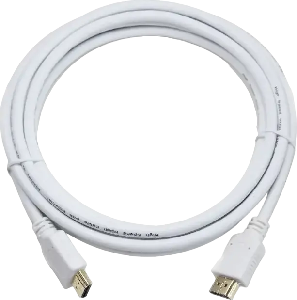 Cablu HDMI 2.0 High Speed Cablexpert CC-HDMI4-W-6 cu Ethernet, 4K UHD @ 60Hz, 18 Gbps, Conectori Platinati cu Aur, Triplu Ecranat, Alb, 1.8m