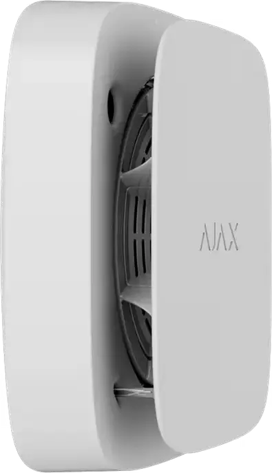 Ajax FireProtect 2 RB Jeweller Wireless Smoke, Heat and Carbon Monoxide (CO) Detector, Heat/Smoke/CO Sensor, Double-Spectrum Optical Sensor, 1700m Range, IP20