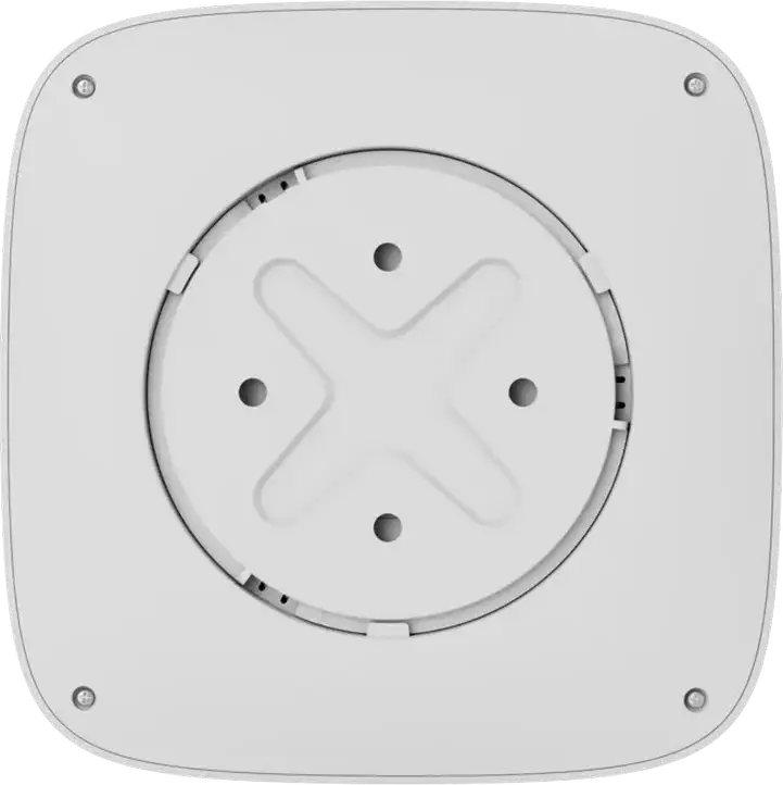 Ajax FireProtect 2 RB Jeweller Wireless Smoke, Heat and Carbon Monoxide (CO) Detector, Heat/Smoke/CO Sensor, Double-Spectrum Optical Sensor, 1700m Range, IP20
