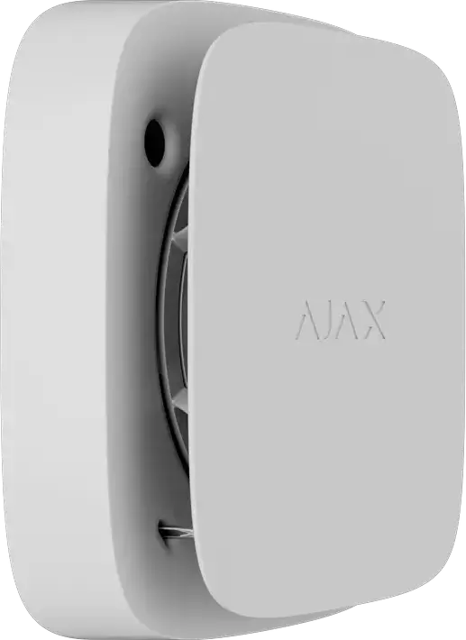 Ajax FireProtect 2 RB Jeweller Wireless Smoke, Heat and Carbon Monoxide (CO) Detector, Heat/Smoke/CO Sensor, Double-Spectrum Optical Sensor, 1700m Range, IP20