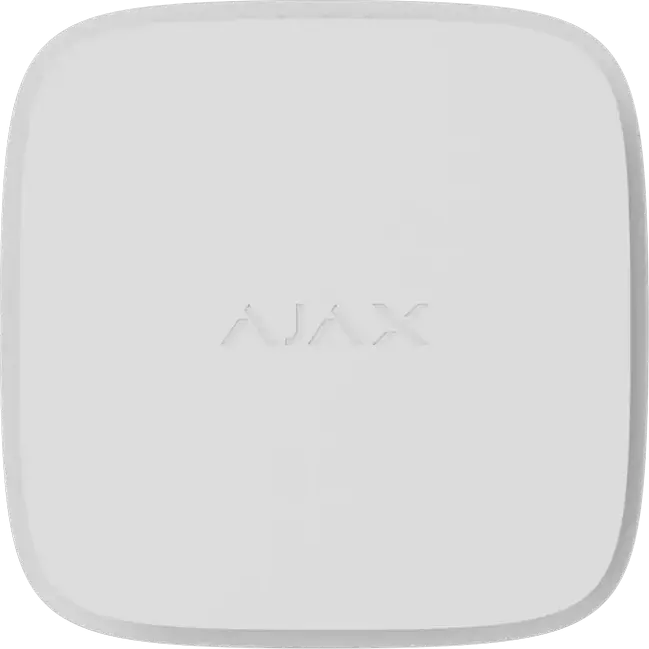 Ajax FireProtect 2 RB Jeweller Wireless Smoke, Heat and Carbon Monoxide (CO) Detector, Heat/Smoke/CO Sensor, Double-Spectrum Optical Sensor, 1700m Range, IP20