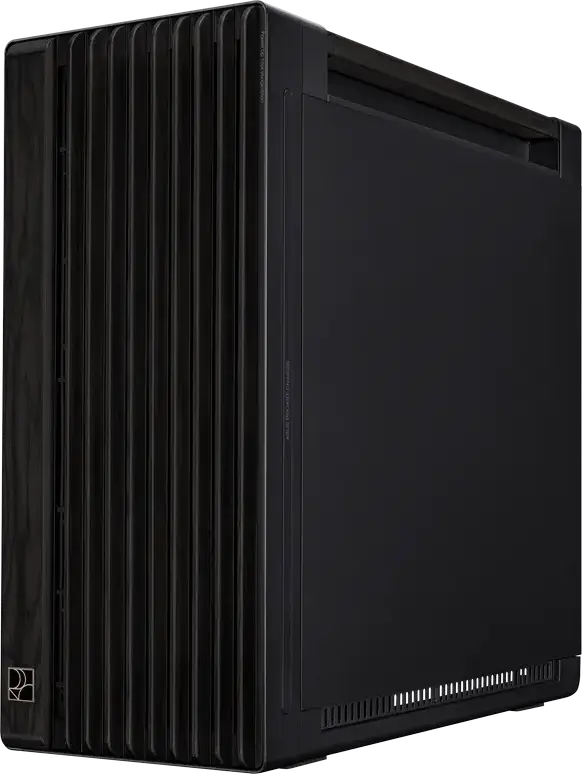 Carcasa Mid Tower ASUS ProArt PA602 Wood Edition, Suport E-ATX, Lemn Thermowood certificat FSC, Sticla Temperata, Radiator 420mm, Ventilatoare 200mm
