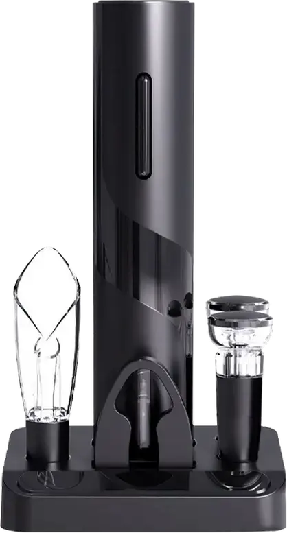 Set pentru vinuri Circle Joy CJ-TZ08, Negru