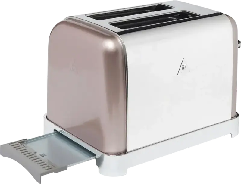 Cuisinart CPT160PIE 2-Slice Toaster, 900W, Metal Housing, 6 Browning Levels, Reheat, Defrost, Cancel Functions, Removable Crumb Tray, Pink