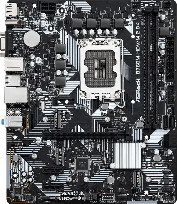 MB S1700 ASRock B760M-HDV/M.2 D4  mATX