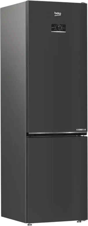 Frigider Combinat Beko B5RCNA405ZXBR, No Frost, HarvestFresh, ProSmart Inverter, Volum Net 355L, Clasa Energetică D, Negru, 203.5x59.5x66.3 cm