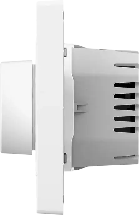 Aqara Dimmer Switch H2 EU (K0-R01D) Întrerupător Inteligent cu Dimare, Matter over Thread și Zigbee, Mod Fir Neutru/Fără Neutru, Alb, 86x86mm