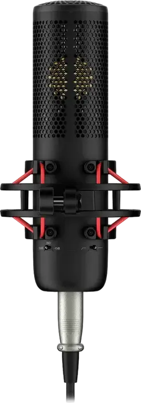 Microfon Gaming HyperX ProCast, Fără fir/Cu fir, Negru
