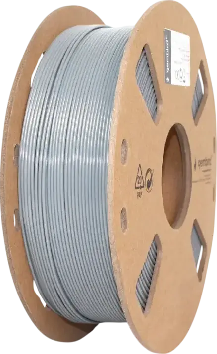 Filament imprimanta 3D Gembird 3DP-PETG1.75-01 PETG, Diametru 1.75mm, Role 1kg, Rezistenta Ridicata la Impact, Culoare: Gri