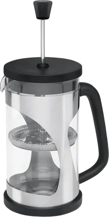 Cafetiera French Press Polaris Enigma-600FP, 0,6L, Negru | Inox
