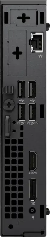 PC Dell Pro Micro QCM1250 Micro Form Factor, Intel Core Ultra 5 235T 14-Core 5.0GHz, 8 GB RAM DDR5-6400, Dual M.2 SSD, Wi-Fi 6E, Linux Ubuntu 24.04, Negru