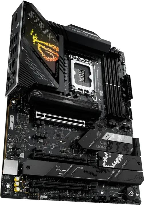 Материнская плата ASUS ROG STRIX Z890-H GAMING WIFI LGA1851 Intel Z890 ATX DDR5 256ГБ 9066+МТ/с PCIe 5.0 Wi-Fi 7 Bluetooth 5.4 Ethernet 5Гбит/с