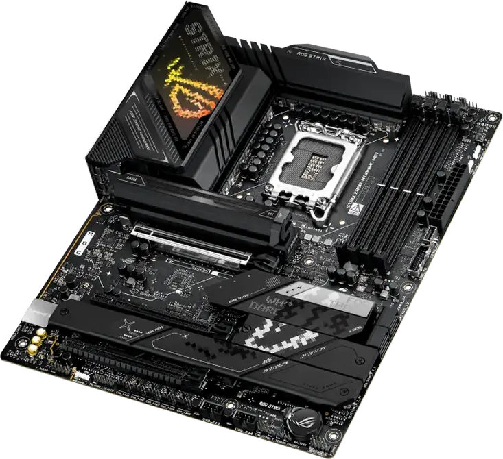 Материнская плата ASUS ROG STRIX Z890-H GAMING WIFI LGA1851 Intel Z890 ATX DDR5 256ГБ 9066+МТ/с PCIe 5.0 Wi-Fi 7 Bluetooth 5.4 Ethernet 5Гбит/с