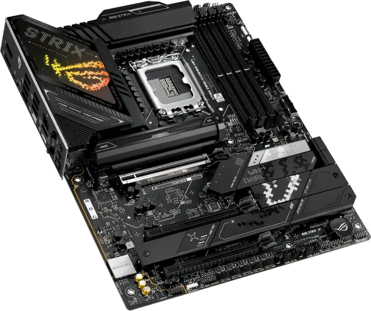 Материнская плата ASUS ROG STRIX Z890-H GAMING WIFI LGA1851 Intel Z890 ATX DDR5 256ГБ 9066+МТ/с PCIe 5.0 Wi-Fi 7 Bluetooth 5.4 Ethernet 5Гбит/с