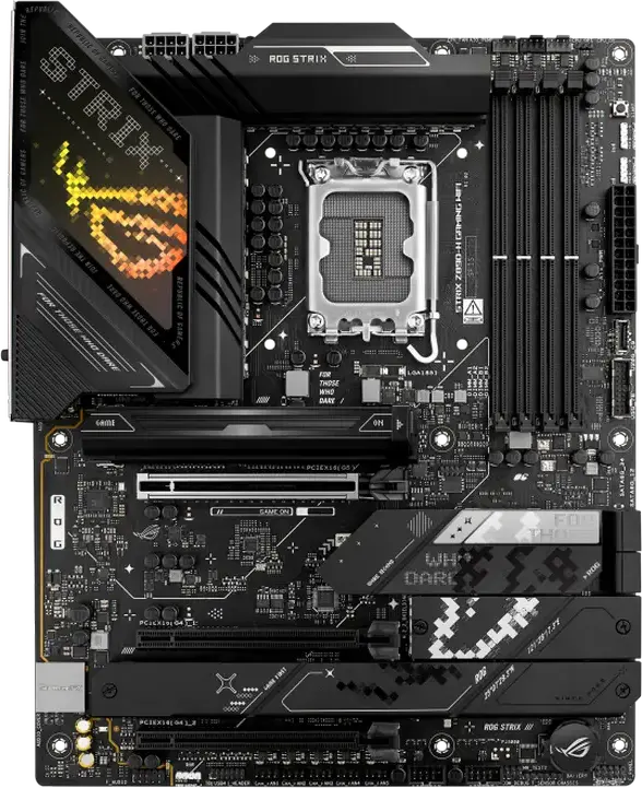 Материнская плата ASUS ROG STRIX Z890-H GAMING WIFI LGA1851 Intel Z890 ATX DDR5 256ГБ 9066+МТ/с PCIe 5.0 Wi-Fi 7 Bluetooth 5.4 Ethernet 5Гбит/с