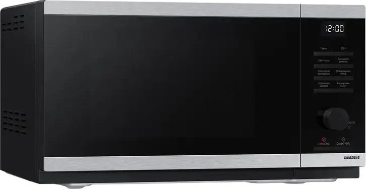 Cuptor cu Microunde și Grill Samsung MG23DG4524ATE2, Liber de Încorporare, 23L, 800W/1150W, Interior Ceramic, Sistem Triple Distribution, Negru