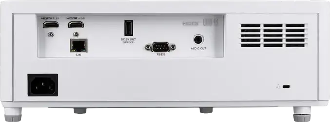 Acer PL6820 4K UHD Laser Projector, 5500 ANSI Lumens, DLP, HDR10, 20,000h Lamp Life, 1.7x Optical Zoom, Vertical Lens Shift, White