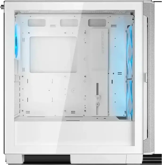 Carcasa Cougar Airface FLO RGB Mid Tower, Culoare: Alb, Suport E-ATX, 3 Ventilatoare ARGB PWM, Sticla Temperata, USB-C 3.2 Gen 2, CGR-5YA6W-RGB