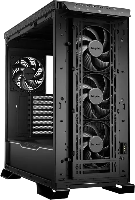 be quiet! Dark Base Pro 901 Carcasă Full Tower, Negru, E-ATX/XL-ATX, ARGB, Încărcător Wireless Qi, Sticlă Temperată, 3x Ventilatoare Silent Wings 4 140mm PWM