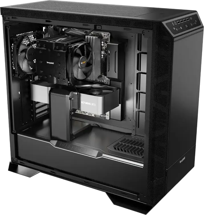 Carcasă PC be quiet! BGW50, Midi-Tower, Fără PSU, Negru