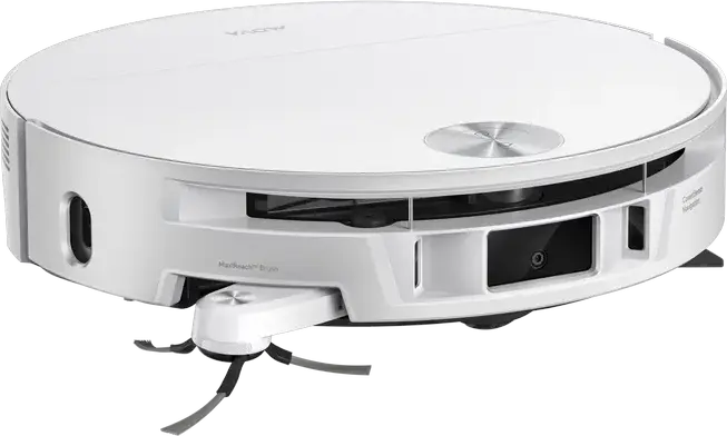 Mova S70 Roller Robot Vacuum and Mop, 28000 Pa Suction, HydroForce Roller Mopping with MaxiReach Tech, DToF Navigation, Auto-Empty Base Station, White
