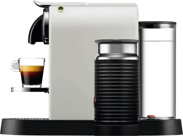 Кофемашина DeLonghi EN267.WAE Nespresso Citiz & Milk для капсул, давление 19 бар, резервуар 1 л, встроенный капучинатор Aeroccino, белый