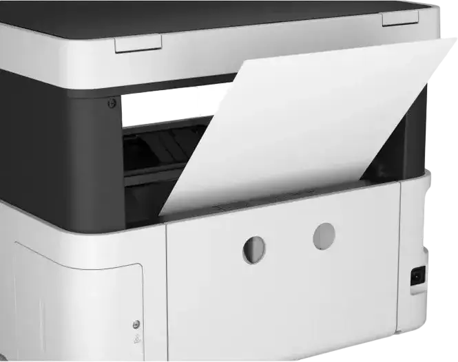 Epson EcoTank M2140 Monochrome Multifunction Inkjet Printer, 3-in-1 Print Scan Copy, Auto Duplex, A4, 20 ppm, 1200x2400 dpi, LCD Display, Grey