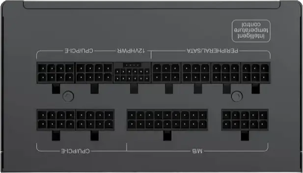 Sursă Alimentare Gamemax GX-850 PRO Rampage Series 850W, 80 Plus Gold, Fully Modular ATX 3.1 PCIe 5.1, Conector Native 12V-2x6, Condensatori Japonezi, Negru