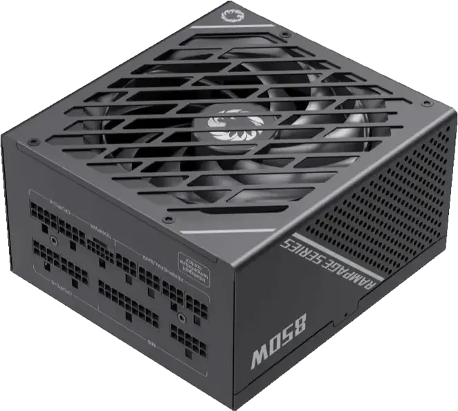 Sursă Alimentare Gamemax GX-850 PRO Rampage Series 850W, 80 Plus Gold, Fully Modular ATX 3.1 PCIe 5.1, Conector Native 12V-2x6, Condensatori Japonezi, Negru