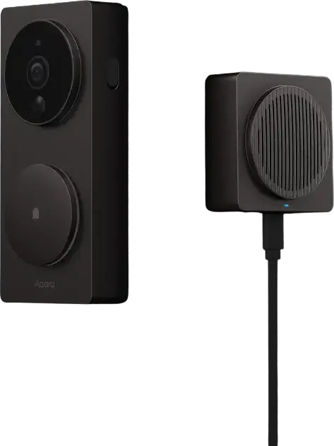Умный видеодомофон Aqara G4, разрешение 1080p, угол обзора 162°, беспроводное и проводное питание, поддержка microSD, совместимость с Apple Home, Alexa